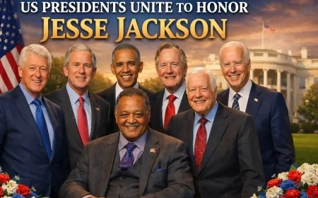 US Presidents Unite to Honor Jesse Jackson