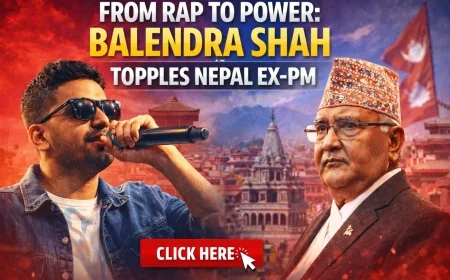 From Rap to Power: Balendra Shah Topples Nepal Ex-PM