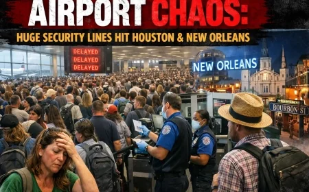 Airport Chaos: Huge Security Lines Hit Houston & New Orleans