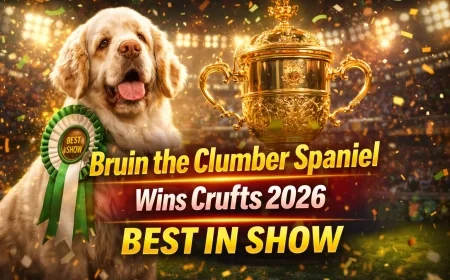 Bruin the Clumber Spaniel Wins Crufts 2026 Best in Show