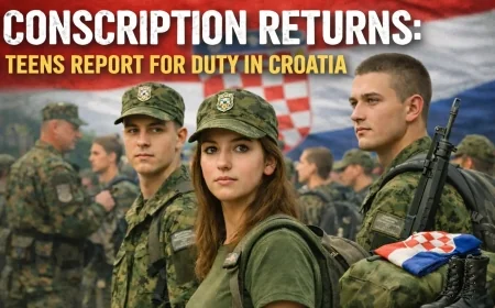 Conscription Returns: Teens Report for Duty in Croatia