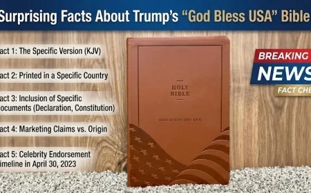 5 Surprising Facts About Trump’s “God Bless USA” Bible
