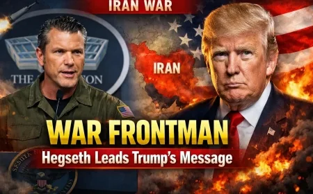 War Frontman: Hegseth Leads Trump’s Iran Messaging