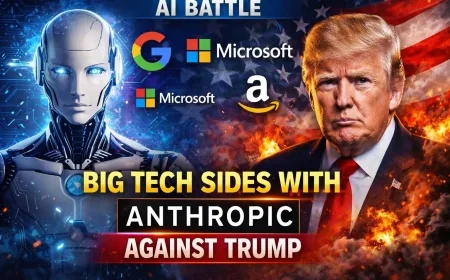 AI Battle: Big Tech Sides With Anthropic Against Trump