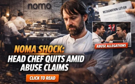 Noma Shock: Head Chef Quits Amid Abuse Claims