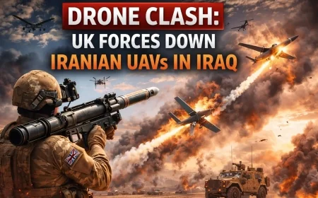Drone Clash: UK Forces Down Iranian UAVs in Iraq