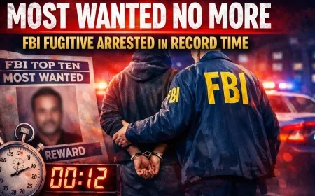 Most Wanted No More: FBI Fugitive Arrested in Record Time