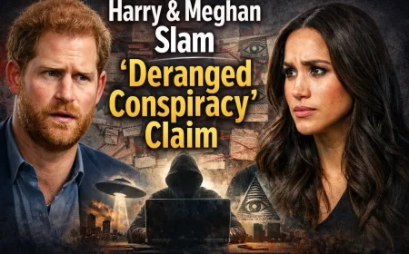 Harry & Meghan Slam ‘Deranged Conspiracy’ Claim