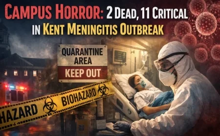 Campus Horror: 2 Dead, 11 Critical in Kent Meningitis Outbreak