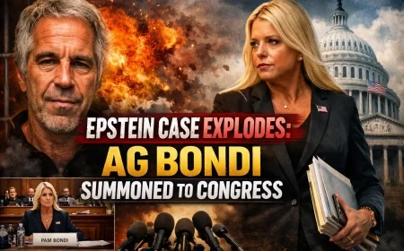Epstein Case Explodes: AG Bondi Summoned to Congress