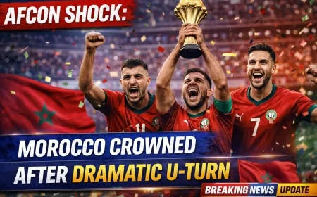 AFCON Shock: Morocco Crowned After Dramatic U-Turn