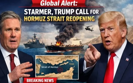 Global Alert: Starmer, Trump Call for Hormuz Strait Reopening