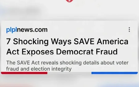 7 Shocking Ways SAVE America Act Exposes Democrat Fraud