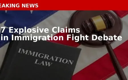 7 Explosive Claims in Immigration Fight Debate