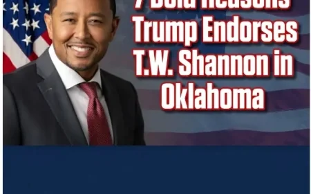 7 Bold Reasons Trump Endorses T.W. Shannon in Oklahoma