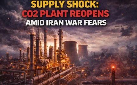 Supply Shock: CO2 Plant Reopens Amid Iran War Fears