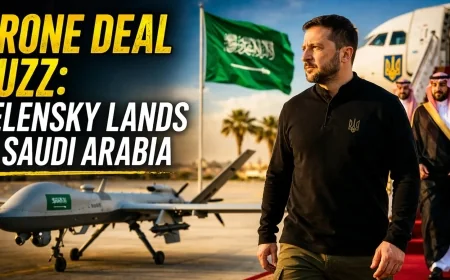 Drone Deal Buzz: Zelensky Lands in Saudi Arabia
