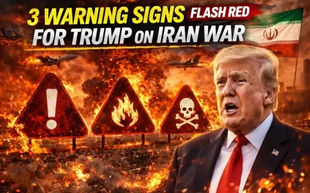 3 Warning Signs Flash Red for Trump on Iran War