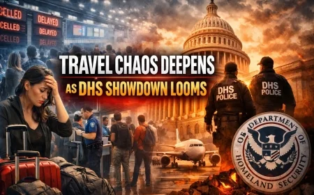Travel Chaos Deepens as DHS Showdown Looms