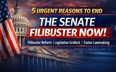 5 Urgent Reasons to End the Senate Filibuster Now