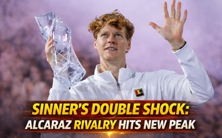 Sinner’s Double Shock: Alcaraz Rivalry Hits New Peak