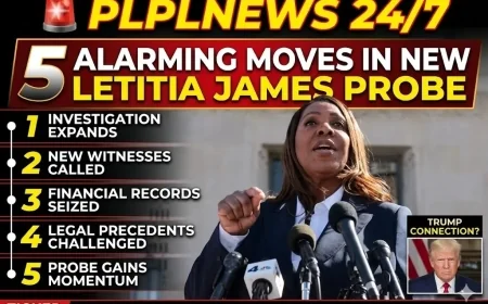 🚨 5 Alarming Moves in New Letitia James Probe