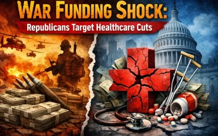 War Funding Shock: Republicans Target Healthcare Cuts