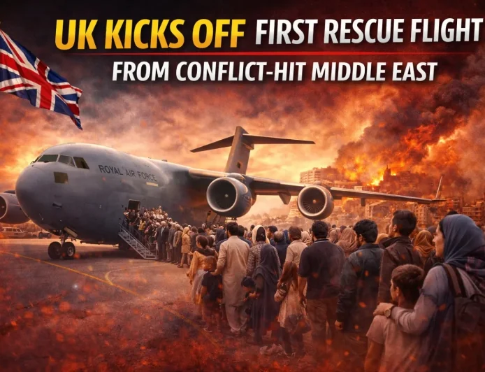 UK Kicks Off First Rescue Flight from Conflict-Hit Middle East