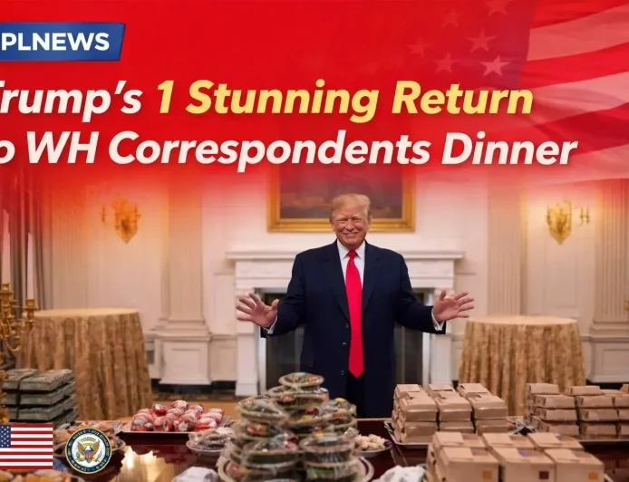 Trump’s 1 Stunning Return to WH Correspondents Dinner