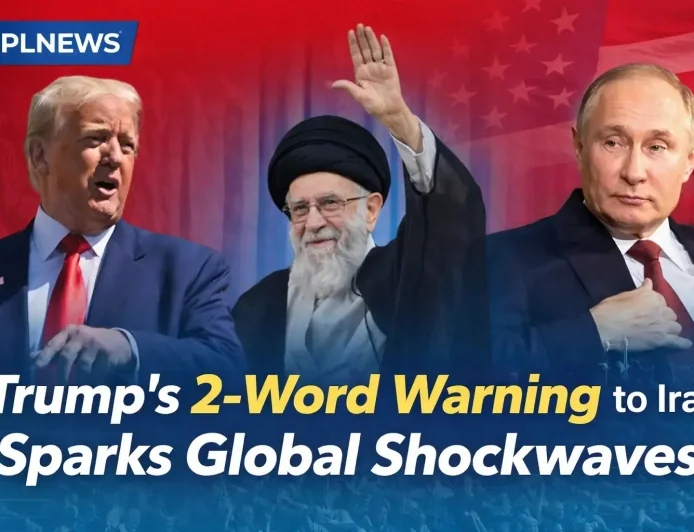 Trump’s 2-Word Warning to Iran Sparks Global Shockwaves