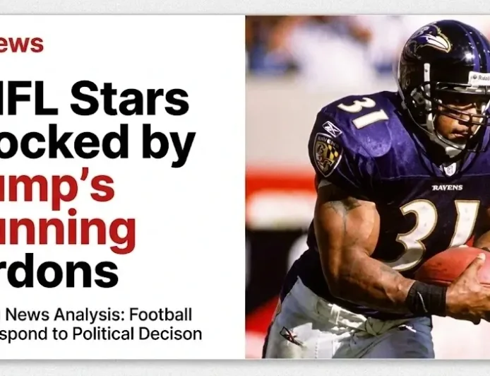 5 NFL Stars Shocked by Trump’s Stunning Pardons