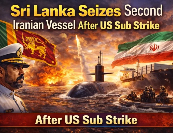 Sri Lanka Seizes Second Iranian Vessel After US Sub Strike