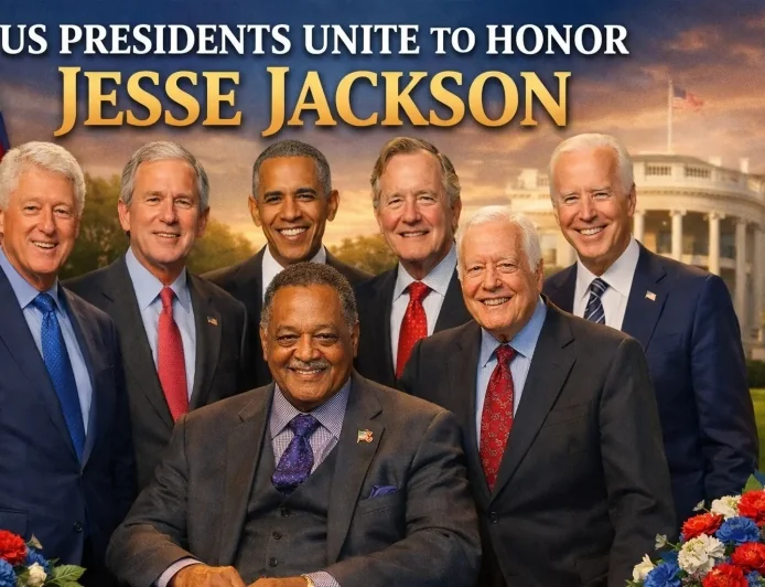 US Presidents Unite to Honor Jesse Jackson