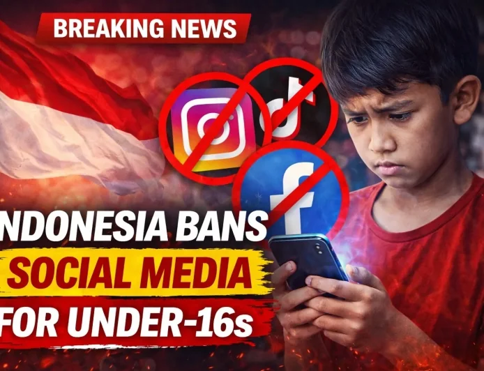 Indonesia Bans Social Media for Under-16s