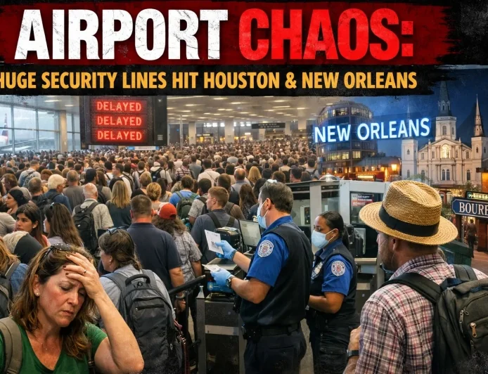 Airport Chaos: Huge Security Lines Hit Houston & New Orleans