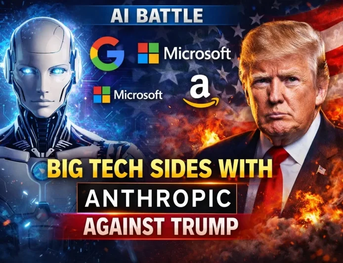 AI Battle: Big Tech Sides With Anthropic Against Trump