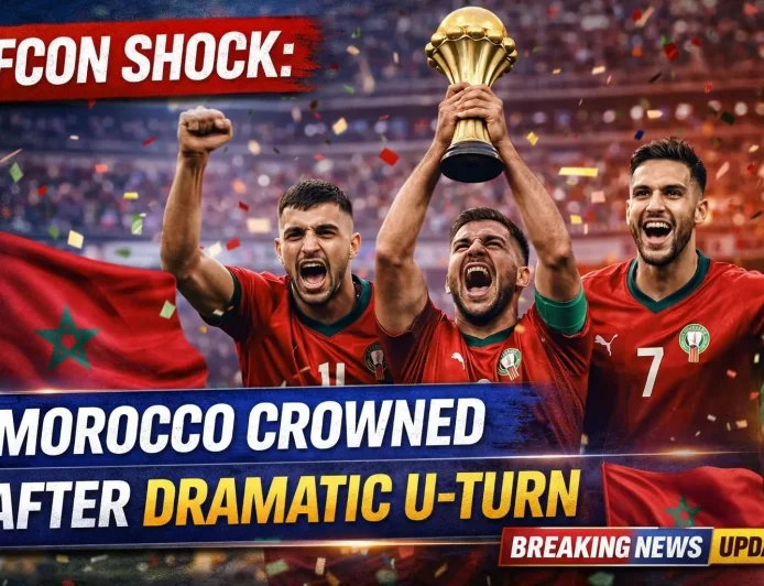 AFCON Shock: Morocco Crowned After Dramatic U-Turn