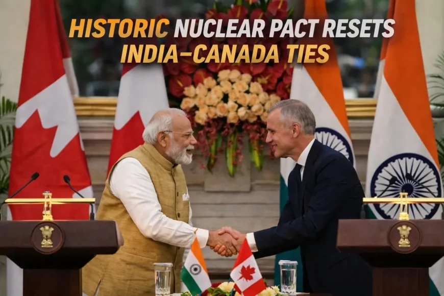 Historic Nuclear Pact Resets India–Canada Ties