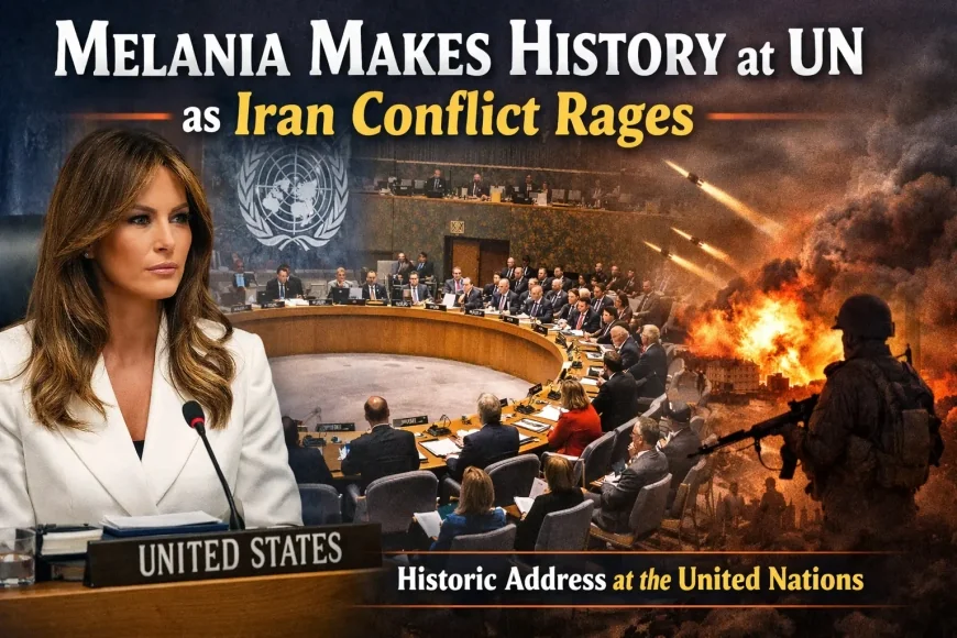Melania Makes History at UN as Iran Conflict Rages