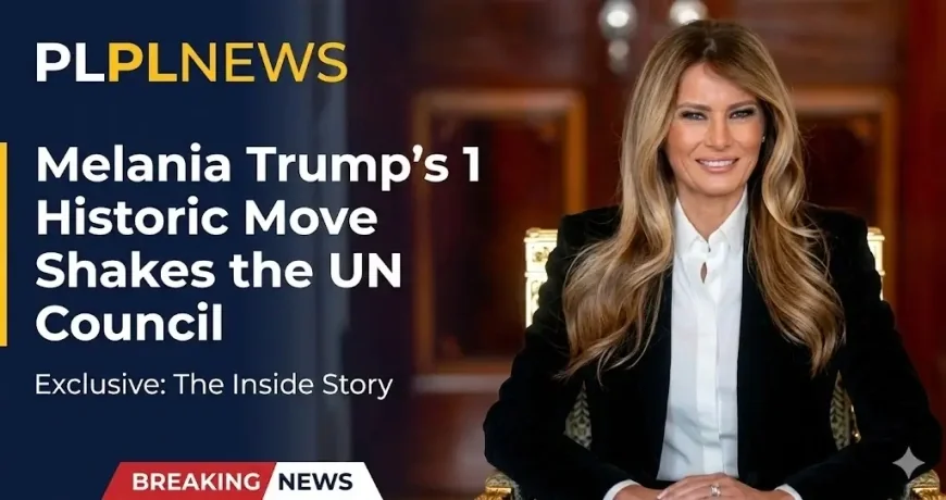 Melania Trump’s 1 Historic Move Shakes the UN Council