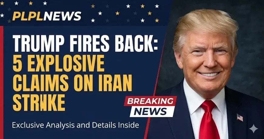 Trump Fires Back: 5 Explosive Claims on Iran Strike