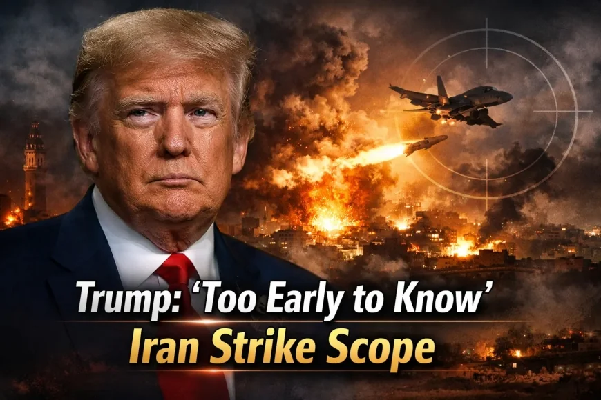 Trump: ‘Too Early to Know’ Iran Strike Scope