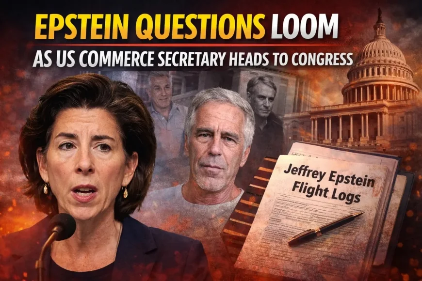 Epstein Questions Loom as US Commerce Secretary Heads to Congress