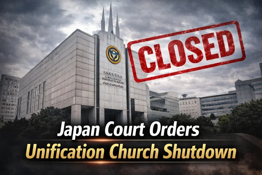 Japan Court Orders Unification Church Shutdown