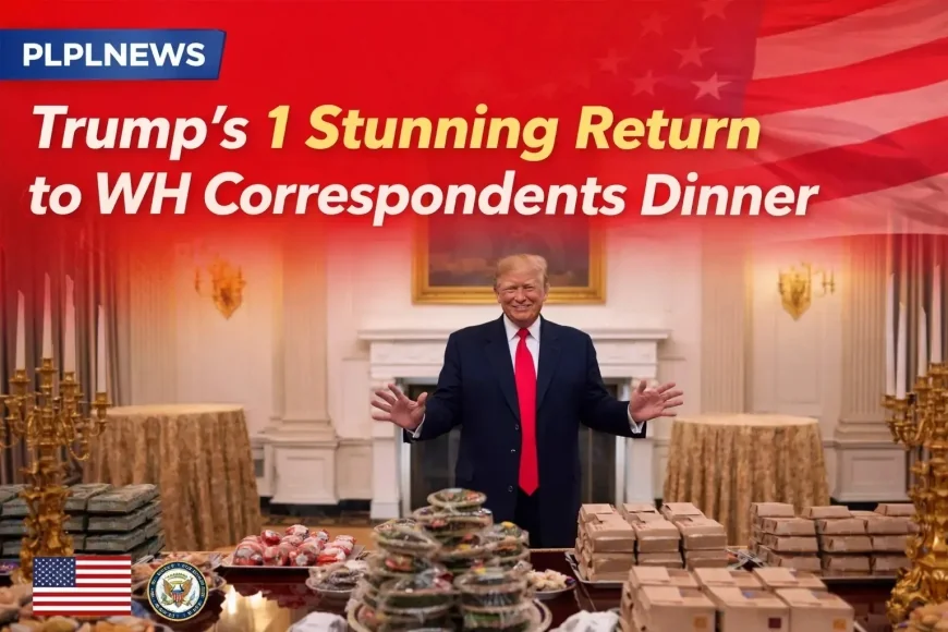 Trump’s 1 Stunning Return to WH Correspondents Dinner
