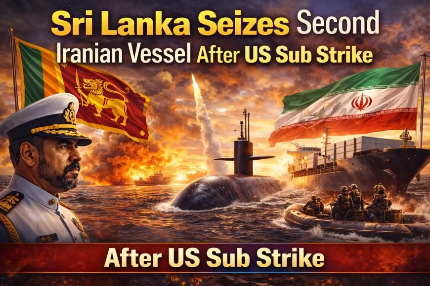 Sri Lanka Seizes Second Iranian Vessel After US Sub Strike