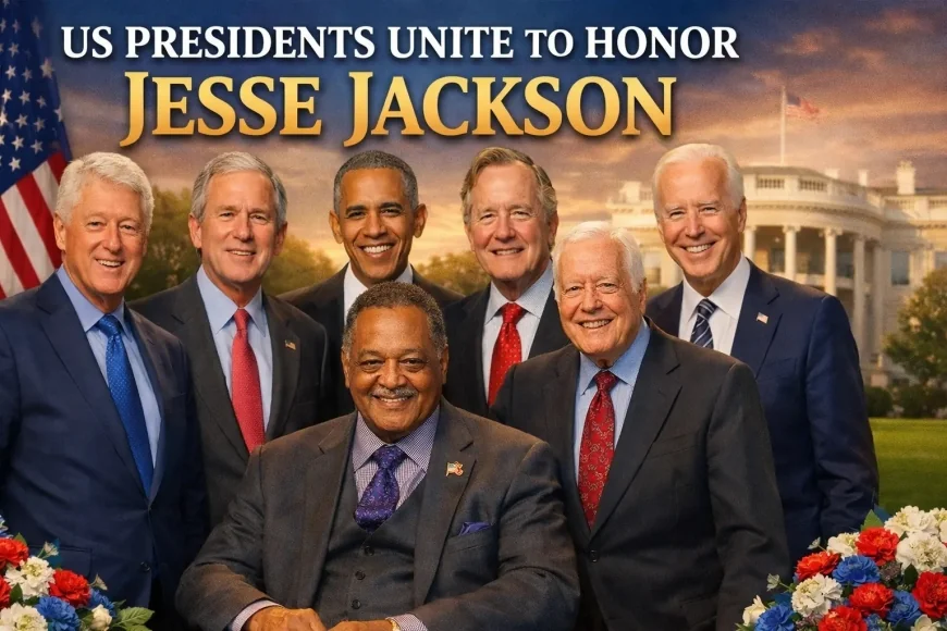 US Presidents Unite to Honor Jesse Jackson