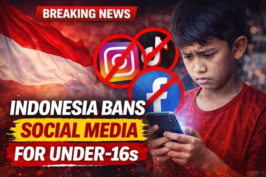 Indonesia Bans Social Media for Under-16s
