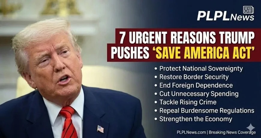 7 Urgent Reasons Trump Pushes ‘Save America Act’