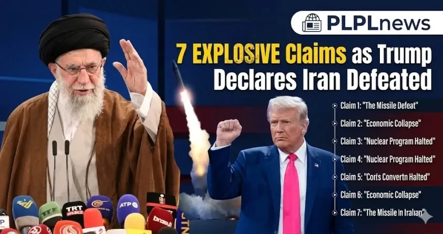 7 Explosive Claims as Trump Declares Iran Defeated